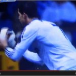 Bad Tempered Ronaldo Pretends to Throw Ball at Ball Boy