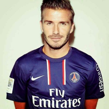 David Beckham pumped to for the French league with the giants Paris St Germain