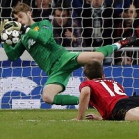 David De Gea was the real hero of the evening and made a number of key saves to secure a precious draw for his team.