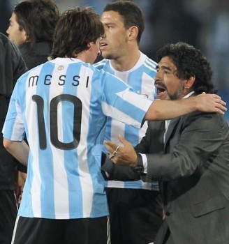 Diego Maradona wants his son to play for Argentina with kids of Lionel Messi & Sergio Aguero