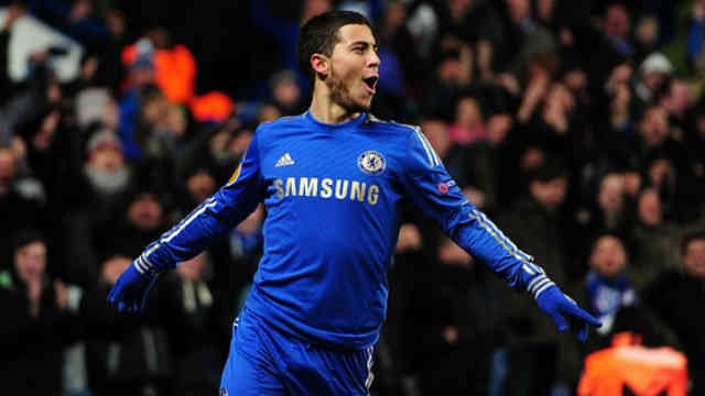 Eden Hazard with his late goal secure Chelsea to get through