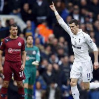 Gareth Bale celebrates his goals as he continues to grow