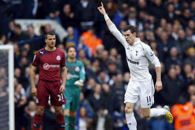 Gareth Bale celebrates his goals as he continues to grow