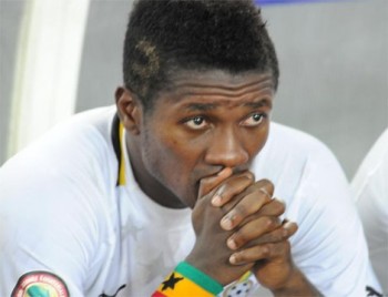 Ghana captain Asamoah Gyan refused to blame a poorly conditioned pitch for their African Nations Cup semi-final exit against Burkina Faso