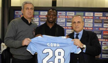 Louis Saha has finally joined Lazio, Italy