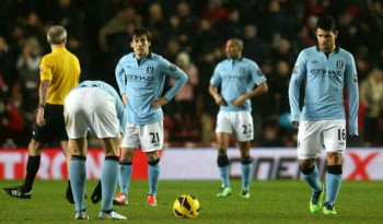 Manchester City face defeat agains Southampton with this it slow there chance to be champions in the English league