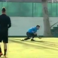 Mario Balotelli playing with Stephan El Shaarawy for the first time. These two will do some damage. In this video we see them enjoying playing together and scoring goals in a friendly game in Italy.