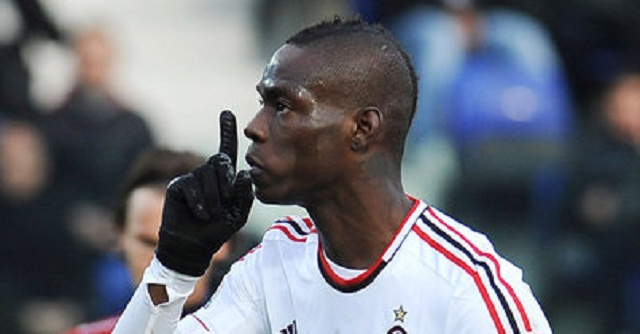 Mario Balotelli scored a decisive penalty for the second match in a row as AC Milan drew 1-1 at Cagliari.