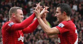 On the pitch he's very bright...but Manchester United forward Wayne Rooney says Robin van Persie is the easiest player to wind up off the pitch.