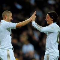 Ozil and Benzema- the Real Madrid teammates will be enemies for day today as France plays Germany in a friendly game.