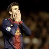 Pique in shock with the play of his team as they draw with Valencia