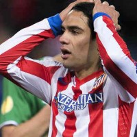 Radamel Falcao disappointed as their team are kicked out of the Europa League