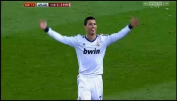 Ronaldo celebrates after Varane third goal in a memorable performance  in the Copa Del Rey Clasico against Barcelona he hailed as 'perfect' 