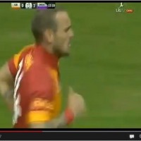Sneijder amazing first goal for Galatasaray