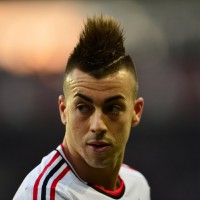 Stephan El Shaarawy continues to train extremely hard in order to overcome his knee injury and to be fit for AC Milan’s match against Barcelona tonight in the last-eight of the Champions League