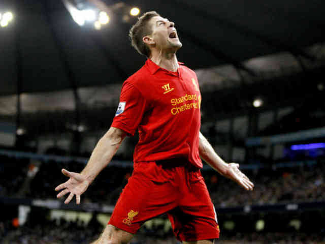 Steven Gerrard scored his amazing classic goal against Manchester City