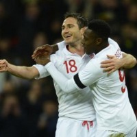 Strikes from Wayne Rooney and Frank Lampard either side of half-time ensured England recorded their first victory over Brazil since 1990 with a 2-1 win