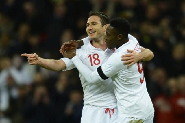 Strikes from Wayne Rooney and Frank Lampard either side of half-time ensured England recorded their first victory over Brazil since 1990 with a 2-1 win
