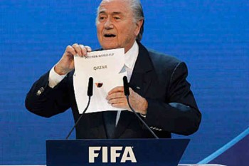 The chairmen of FIFA announces that Qatar will be the host of the World Cup 2022, many have said this was all bought