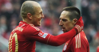 The relationship of Ribery and Robben is starting to mend nicely