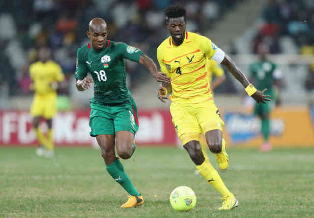 Togo were kicked out by Burkina Faso and Adebayor isn't happy at the outcome with the Didier Six