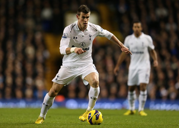 Tottenham's Gareth Bale in full flight