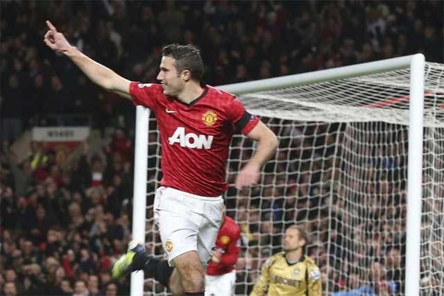 Van Persie scores his regular goal