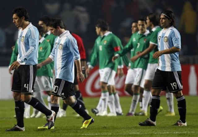 Argentina shocked with their performance against Bolivia