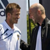 David Beckham looks up to Zizou as his role model and very good friend