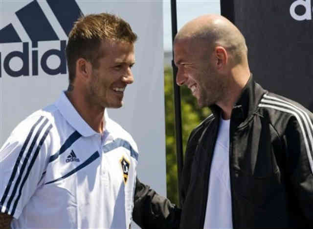 David Beckham looks up to Zizou as his role model and very good friend