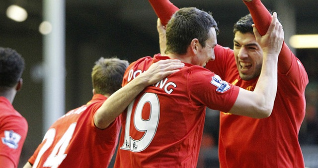 Liverpool came from 2-1 down to beat Tottenham Hotspur 3-2 thanks to a late Steven Gerrard penalty.