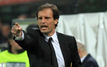 Massimiliano Allegri gives respect for Barcelona on their play at the Champions League play off in the Nou Camp