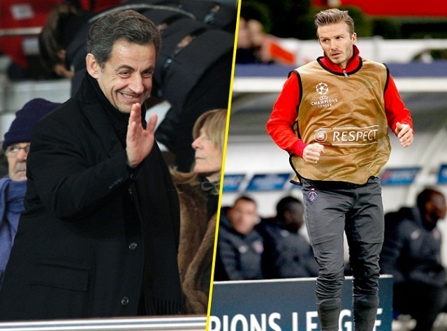 Nicolas Sarkozy invites David Beckham for dinner