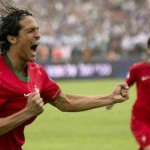 Portugal celebrate their win in the World Cup Qualifier