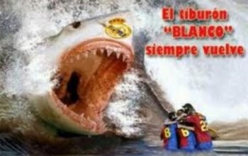 Real Madrid Varane and Morata are like an aggressive white shark waiting to swallow Barcelona.