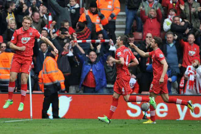 Southampton get their win against the London club, Chelsea