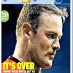 The Telegraph cover on Rooney and Man Utd: It's over