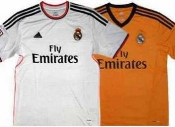 The new Real Madrid Jersey for season 2013-2014