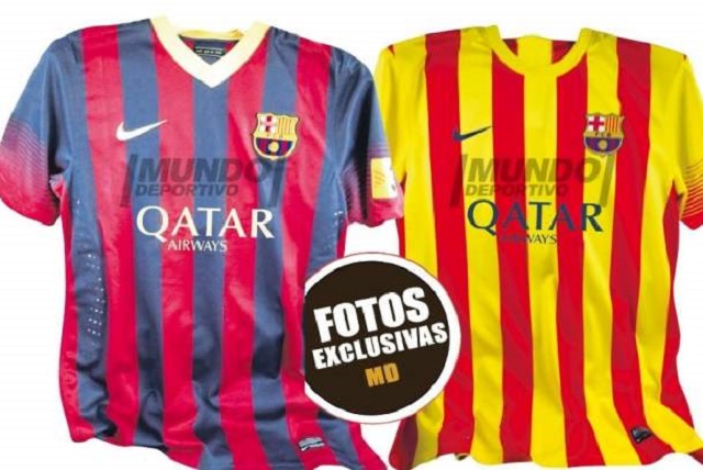 The new jersey of FC Barcelona season 2013-2014