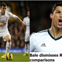 Tottenham winger Gareth Bale has dismissed Cristiano Ronaldo comparisons