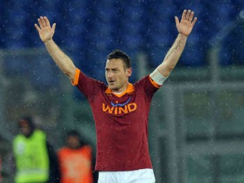 Totti has still got the touch of scoring