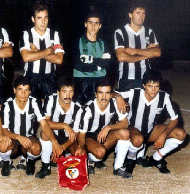União Futebol Comércio Indústria de Setúbal, 1987, can you spot Jose Mourinho as a young football player?