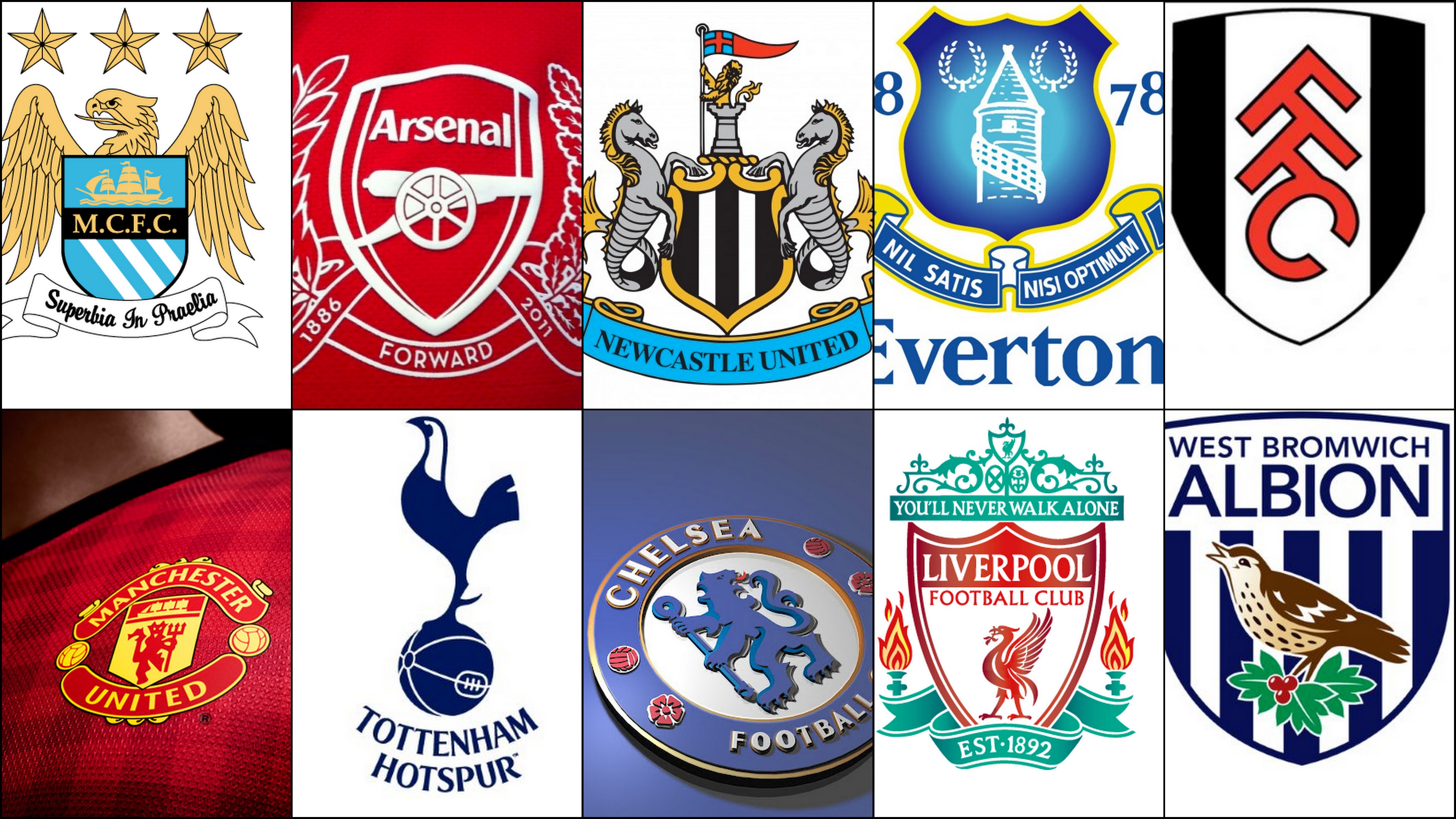 English Premier League teams  