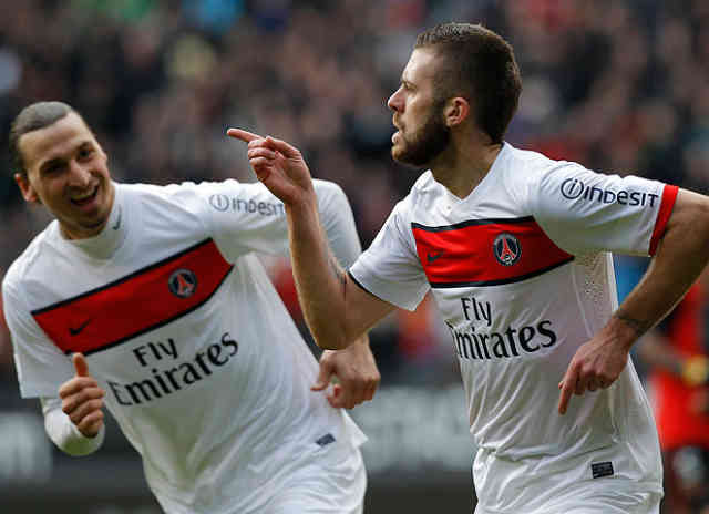 Both Menez and Ibra score in the PSG match