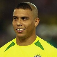 For the 2002 World Cup, Ronaldo shaved his head, save for a little triangular patch in the front.