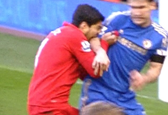 Luis Suarez: Liverpool fine forward for biting Branislav Ivanovic