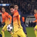 Messi scored the first goal yesterday against PSG in the Champion's League quarter final but was injured shortly after that and had to be substituted