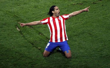 Radamel Falcao García Zárate (10 February 1986), commonly known simply as Falcao, a name given to him by his father as a tribute to the Brazilian coach Paulo Roberto Falcão, is a Colombian football striker, who currently plays for Atletico Madrid and represents the Colombia national football team. Falcao is sometimes nicknamed as El Tigre (Spanish for The Tiger) and King of the Europa League. Falcao is considered by many experts to be the 'deadliest' striker in the world and among the best, having surpassed Jürgen Klinsmann's record of 15 goals (17) in a single annual international club football European competition UEFA Champions League/UEFA Europa League campaign. He also played a key role in guiding Porto to a second UEFA Cup/UEFA Europa League title, as well as finishing undefeated in the 2010–11 Primeira Liga season. In July 2011, Falcao was regarded as the fifth best player in Europe during the 2010–11 season through balloting by 53 sportswriters of the UEFA member associations. Falcao had also received the Portuguese Golden Ball award in 2011, becoming the first Colombian to do so. Falcao had won both the GQ Spain award for sportsman of the year and the Globe Best Footballer in 2012. In 2012, Falcao was listed 6th in The 100 best footballers in the world by The Guardian. Falcao was listed into the FIFA XI for 2012.