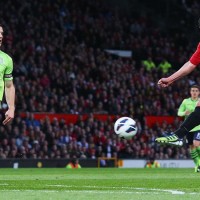 Sir Alex Ferguson has hailed Robin van Persie's volley against Aston Villa as "the goal of the century" as the striker's hat-trick fired Manchester United to their 20th league title.