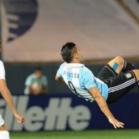 Sebastian Driussi of Argentina scored a magical goal in a U17 match against Uruguay.